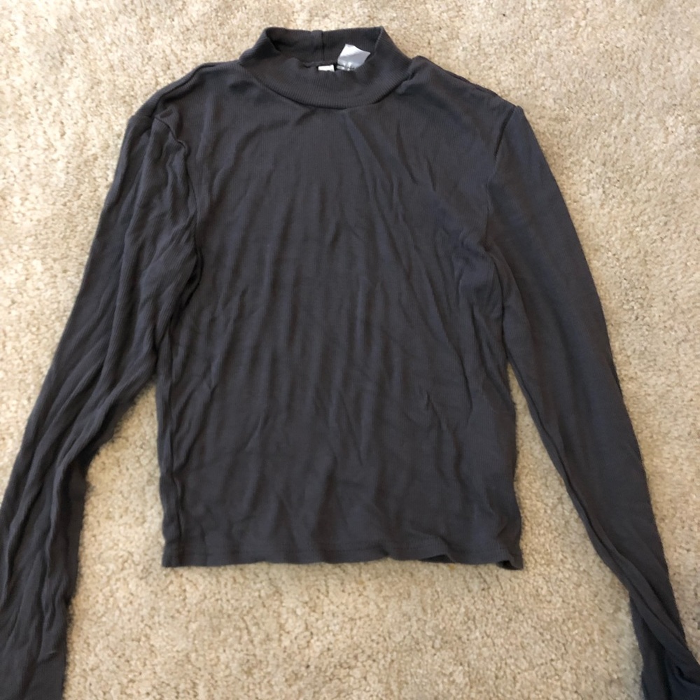 Grey Long Sleeve H&M Top
